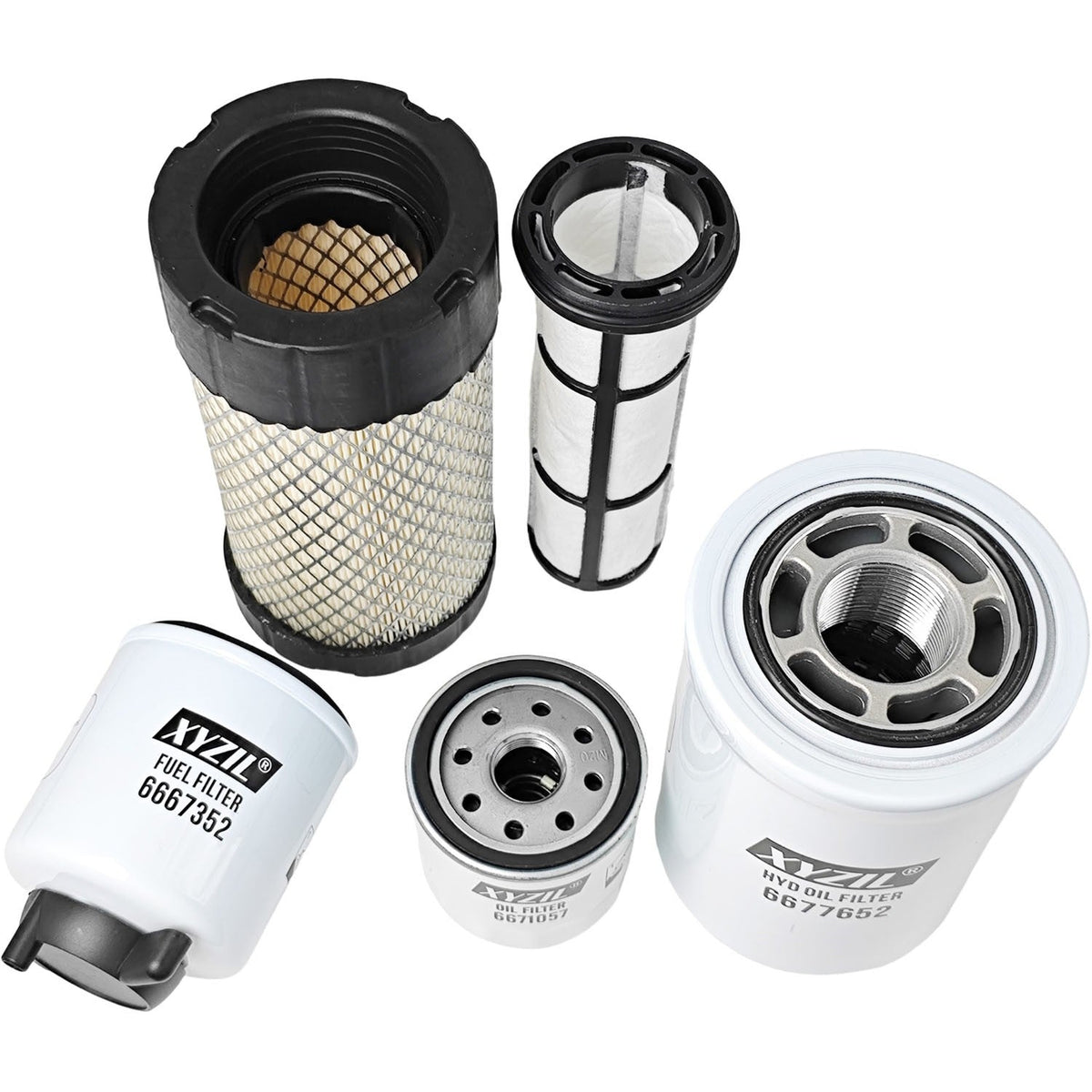 Filter Kit Fit Bobcat MT52 MT55 MT85 Mini Track Loader Engine Outer Inner