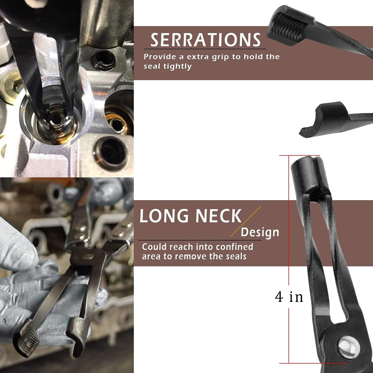 36050 Valve Keeper Remover + 19700 Valve Holder + HW0107 Valve Stem Seal Pliers