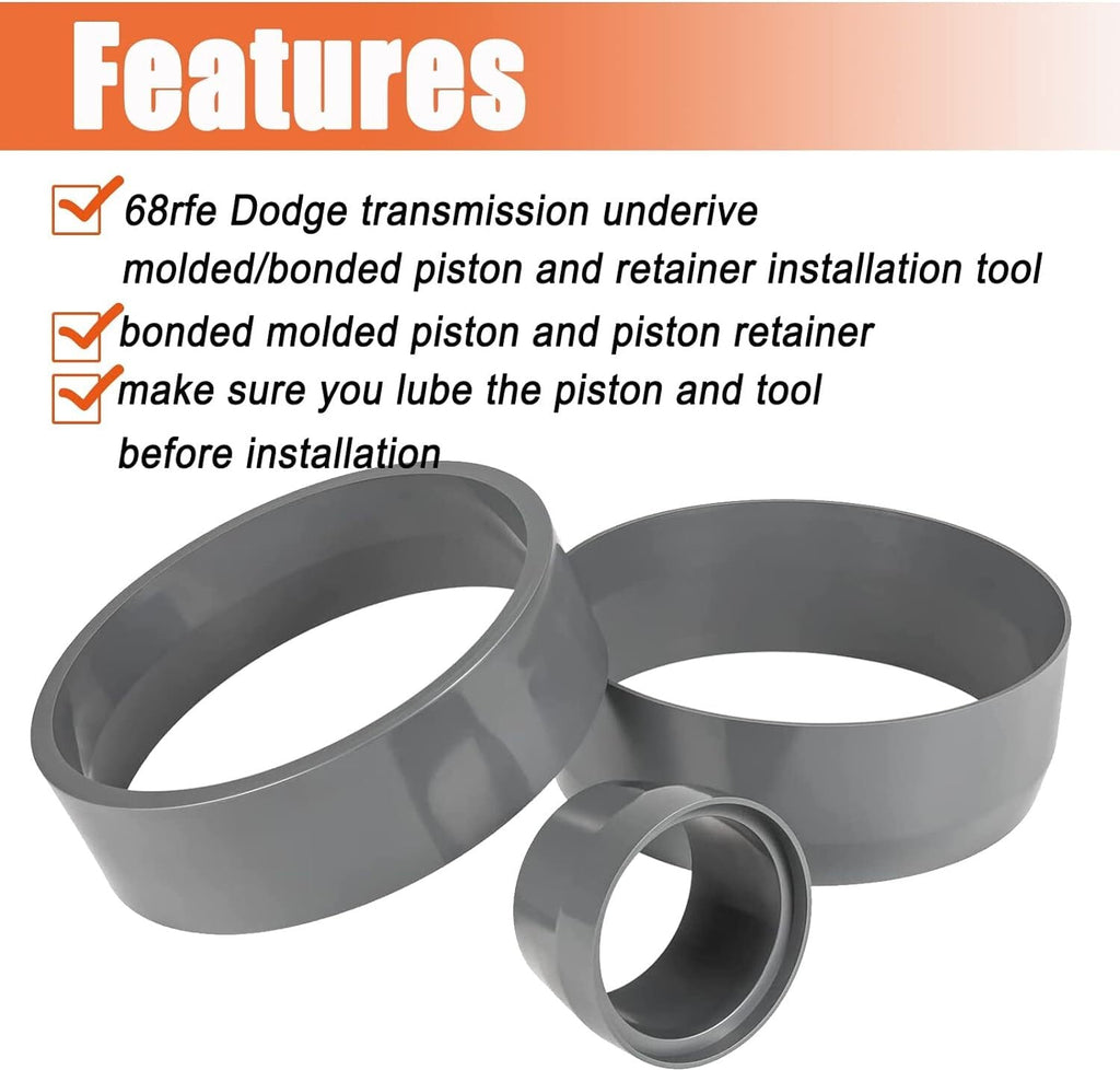68RFE Transmission Underdrive Piston & Retainer Install Tool For Dodge T-3250-KM