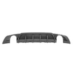 Rear Bumper Diffuser Valance Shark Fin Carbon Fiber Color For Chrysler 300 15-23