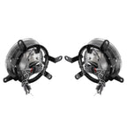 Fog Lights LED Halo Running Light Smoke Lens For Ford Mustang GT 2005-2009 RH&LH
