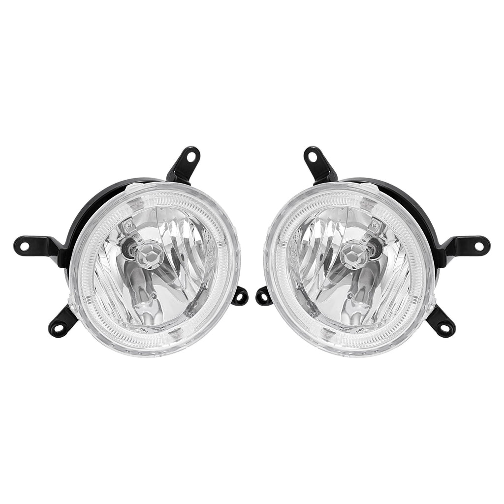 For Ford Mustang GT 2005-2009 Clear Halo Fog Lights Driving Bumper Lamps Pair