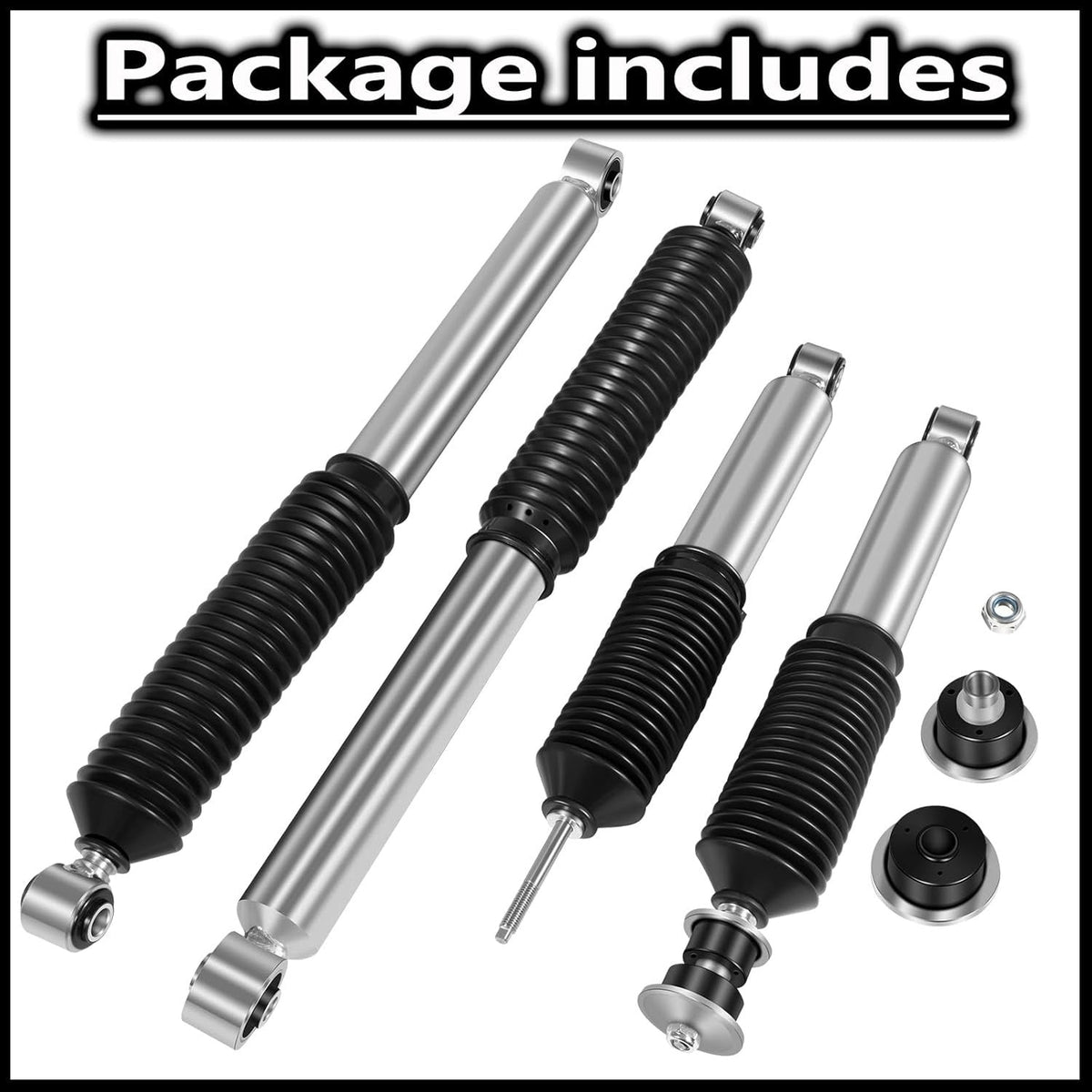 5100 Series Front & Rear Monotube Shocks for Silverado Sierra 1500/2500/3500 HD