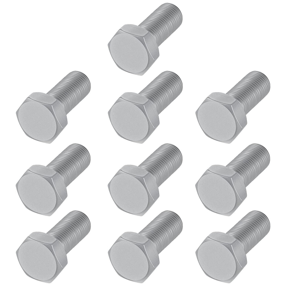 Fits JD16 Front Wheel Hub Lug Bolts 9/16-18 x 1-1/8" for John Deere Tractors
