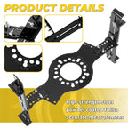 5-Lug Pattern 14"-22"Wheel Fitment Simulator Tool Tire Size For Measuring Mockup