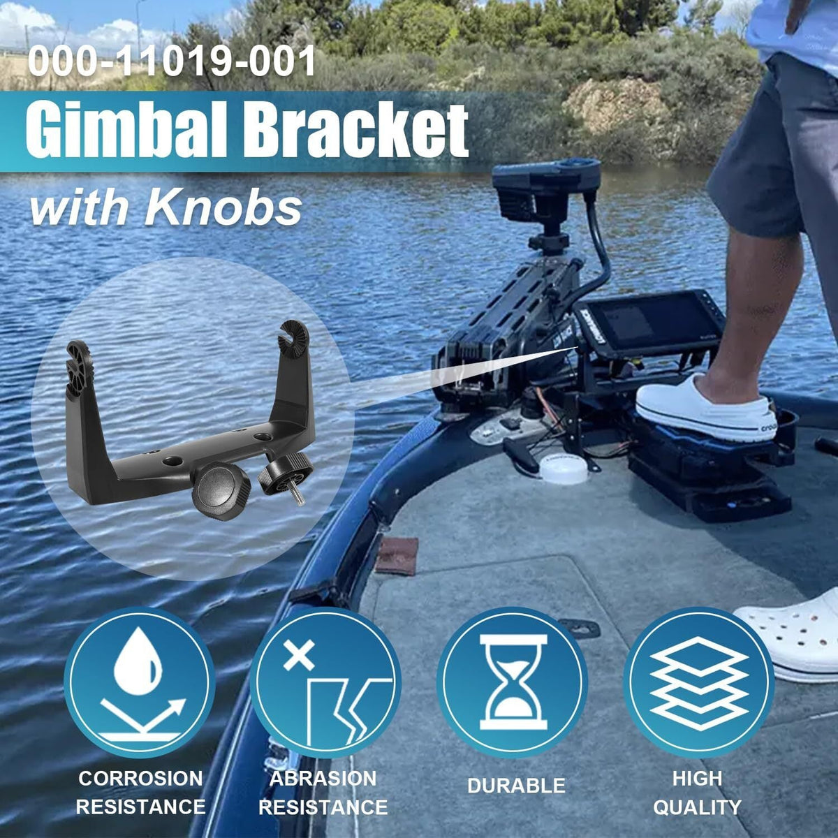 000-11019-001 Gimbal Bracket for Lowrance HDS-7 Gen2/Gen3 Touch, HOOK-7, Elite-7