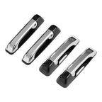 Fits Dodge Ram 1500 2009-2024/ 2500 11-24 Outside Door Handle Black+Slivery 4Pcs