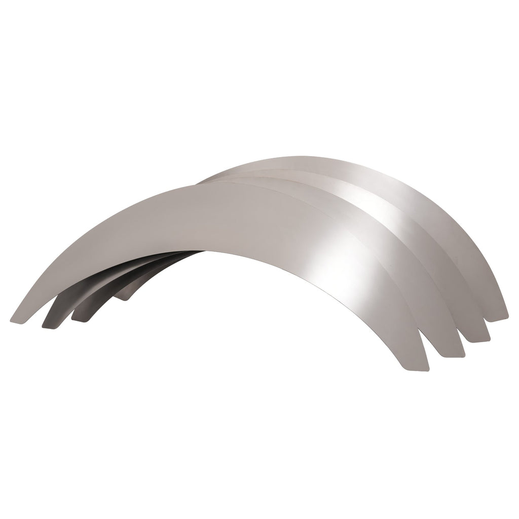 Steel Universal Anti-Rust Oil Metal Fender Flares 5" Wide 4-Piece Set