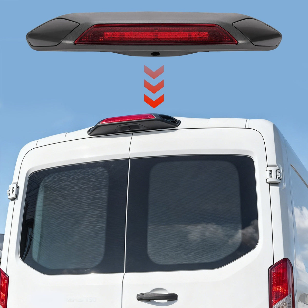 LED Center 3rd Brake Light Third Stop Lamp For Ford Transit-150/250/350 2018-19