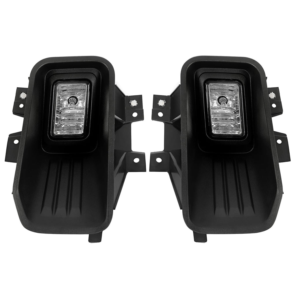 Clear Lens Halogen Fog Lights Lamps Set Pair For Ford F-150 F150 2018-2020