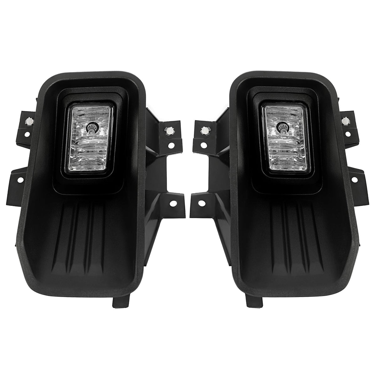 Clear Lens Halogen Fog Lights Lamps Set Pair For Ford F-150 F150 2018-2020