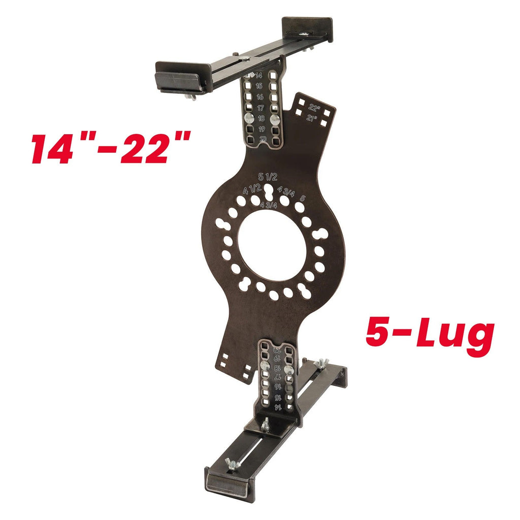 14"-22" Wheel Fitment Simulator Tool Tire Test Size For Measuring Mockup 5-Lug