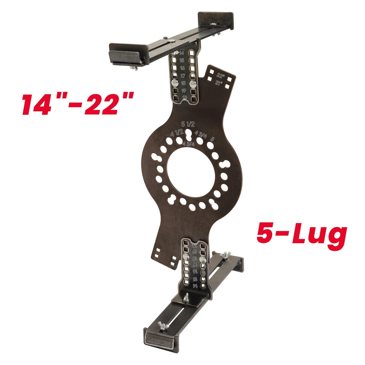 14"-22" Wheel Fitment Simulator Tool Tire Test Size For Measuring Mockup 5-Lug