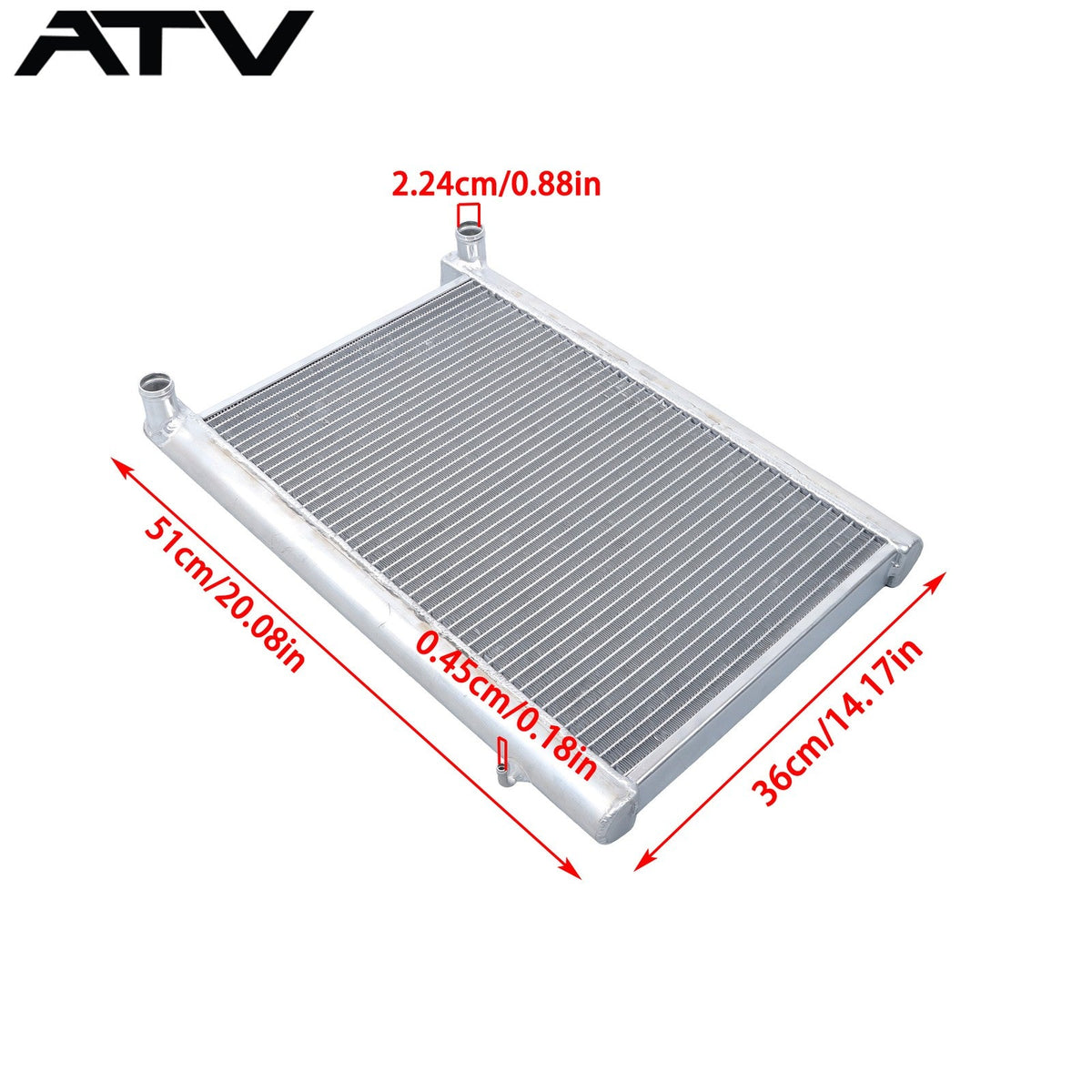 Aluminum Radiator For Polaris RZR 900 / XP 900 / XP 4 900 2011-2014 1240552