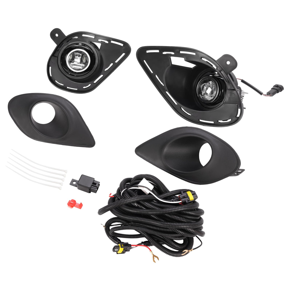 For 2015-2023 Dodge Charger SRT LED Fog Lights Driving Lamp w/Bracket Wiring Set