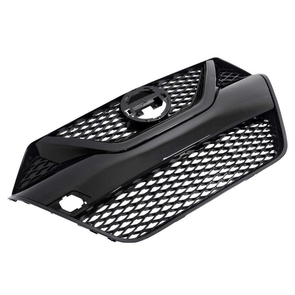 For Nissan Maxima 2016-2018 2017 Front Upper Grille Full Gloss Black Grill