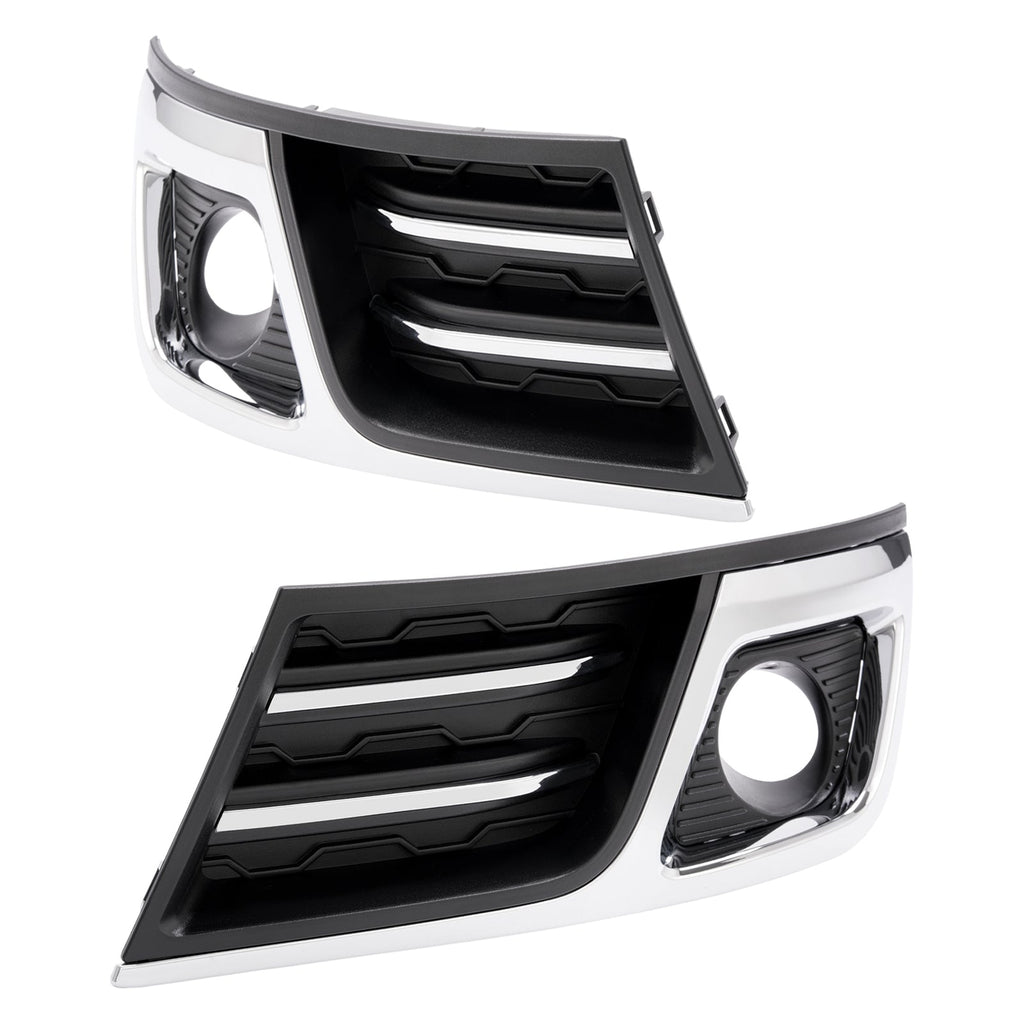 Pair Fog Light Bezel Trim Covers For Chevrolet Traverse 2013-2017 #GM1039150