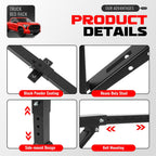 Adjustable Truck Rack Pick up Truck Bed Ladder 250lbs Capacity Extendable Racks
