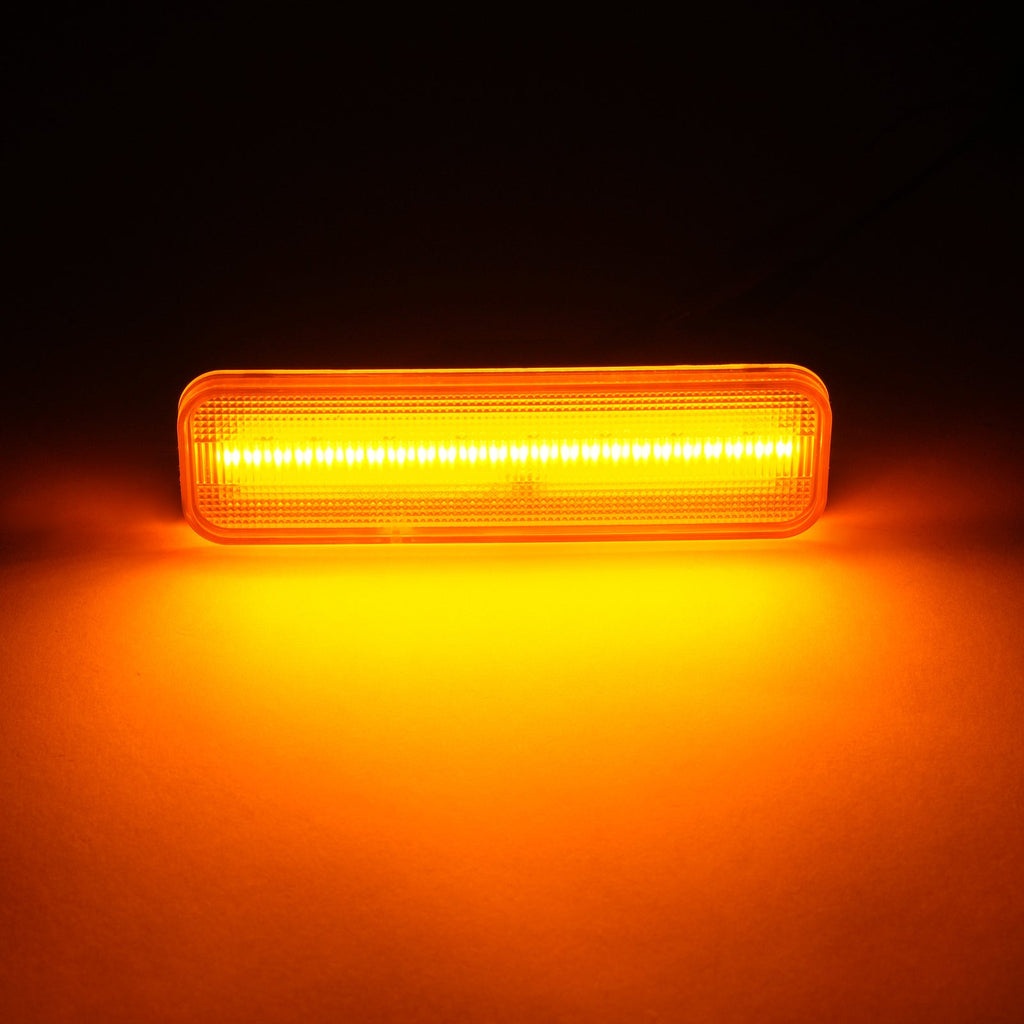 Amber/Red LED Side Marker Parking Lights Set For El Camino & Caballero 78-87