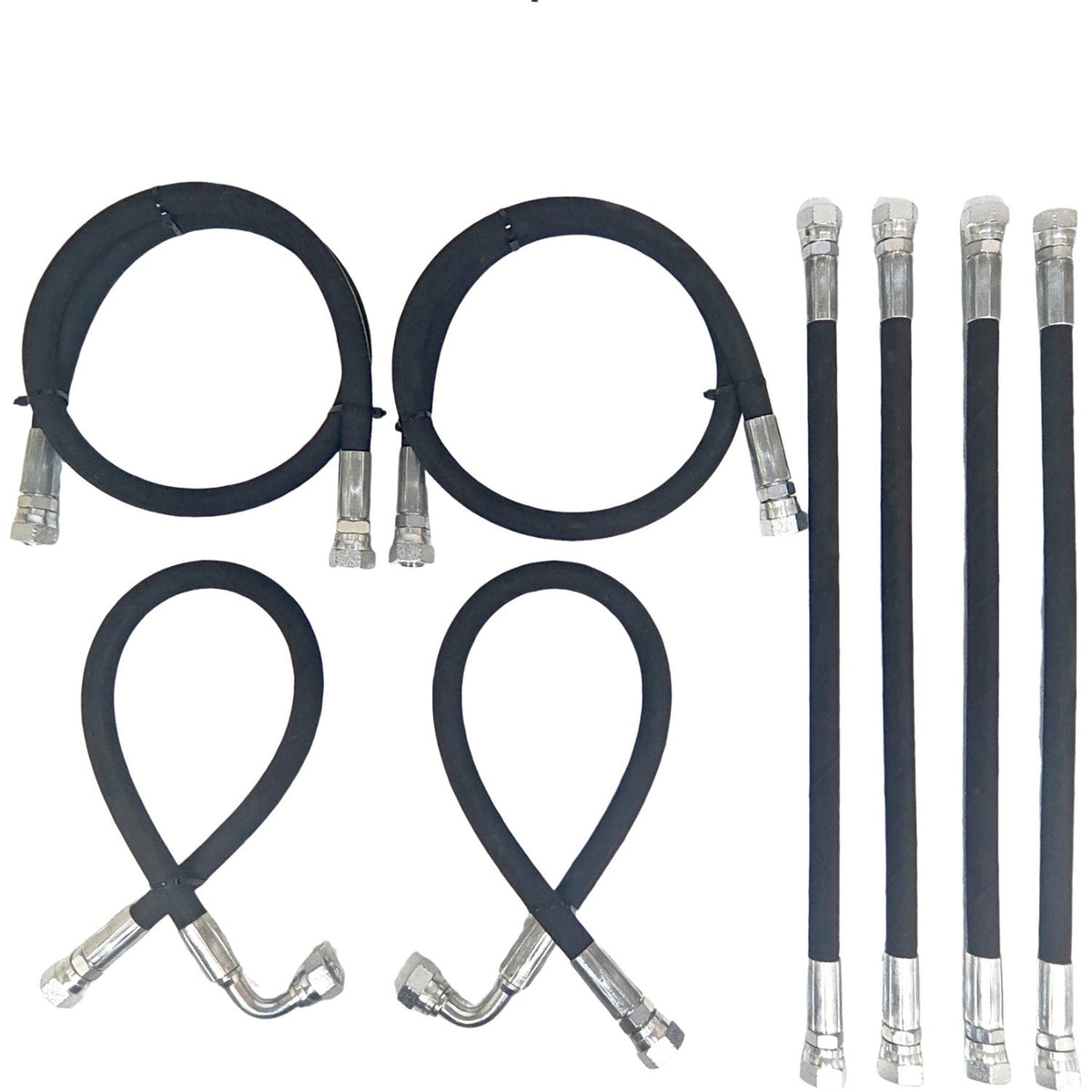 Hydraulic Hoses Kit Fit Kubota Front Loader 7J303-76610 75535-66620 7J999-95562