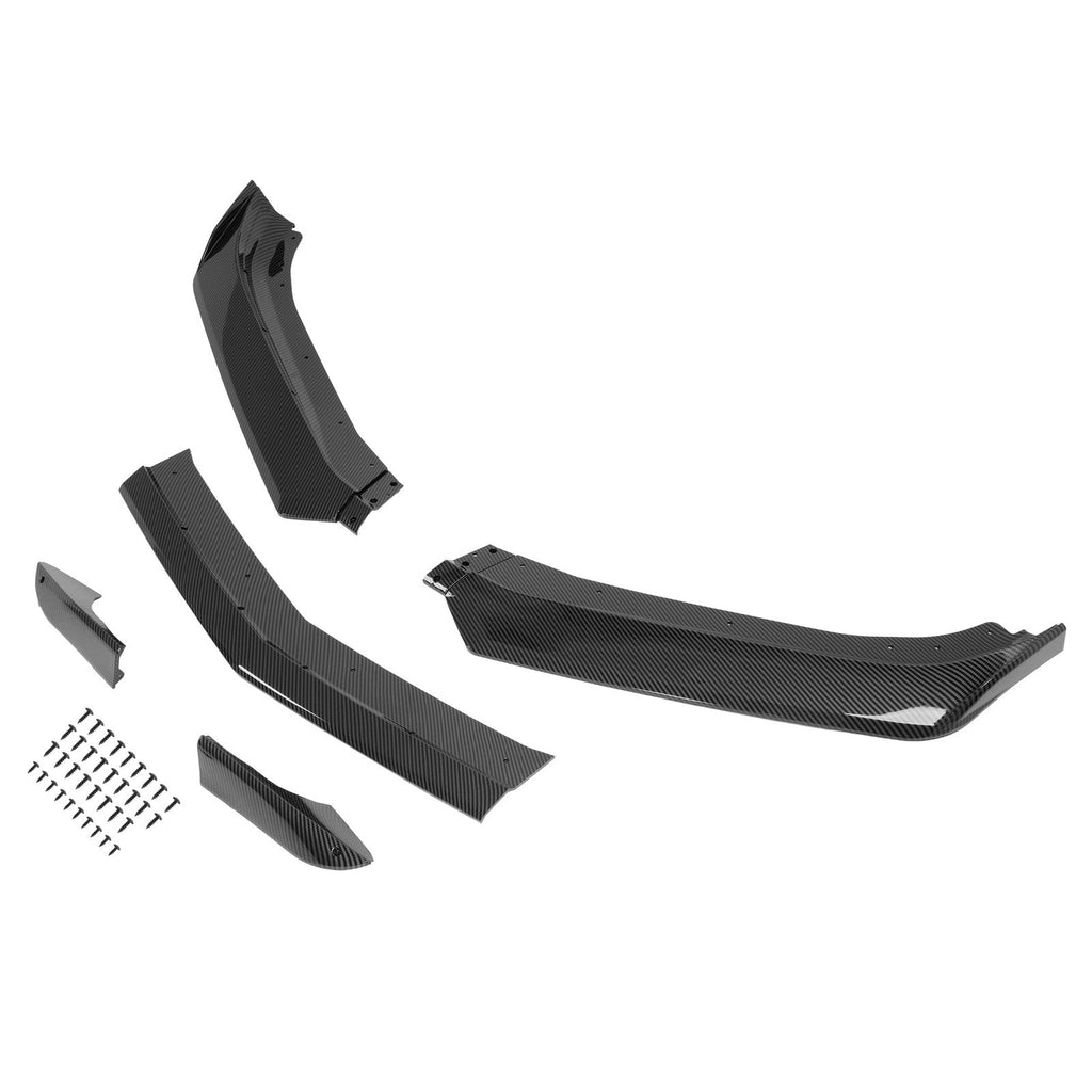 Front Bumper Lip Splitter Carbon Fiber Look For 16-21 Camaro SS / 19-21 LS LT RS