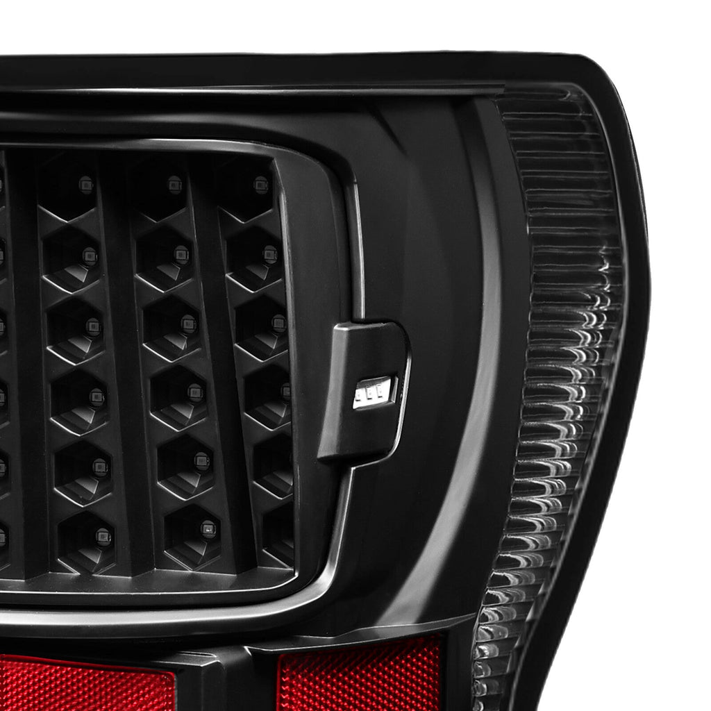 For Toyota Tundra 2007-2013 Full LED Tail Lights Lamps Left+Right Pair Set Black