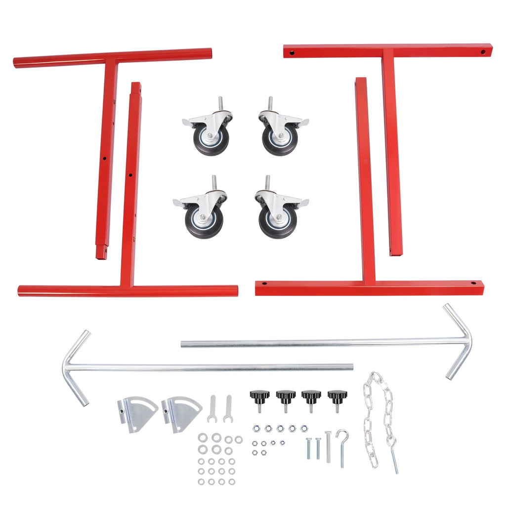 300LBS Adjustable Bumper Storage Stand Paint Repair Tools For Auto Body Fender