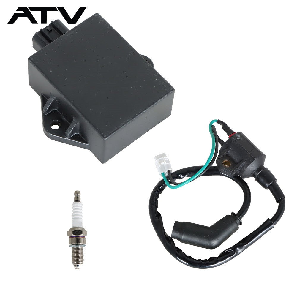 For Polaris Hawkeye 300 2x4 4x4 2007 New CDI BOX Ignition Coil Spark Plug