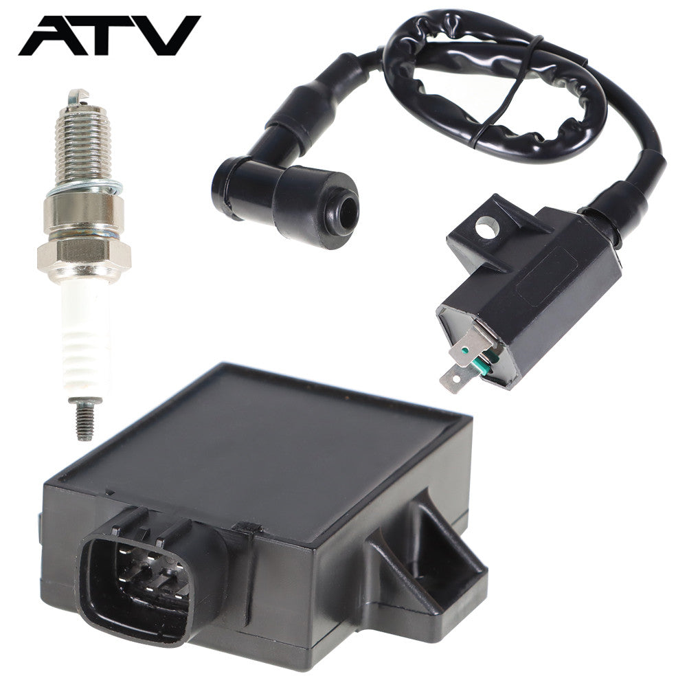 Generic Ignition Coil Spark Plug CDI For Kawasaki Bayou 220 KLF220A 250 KLF250A