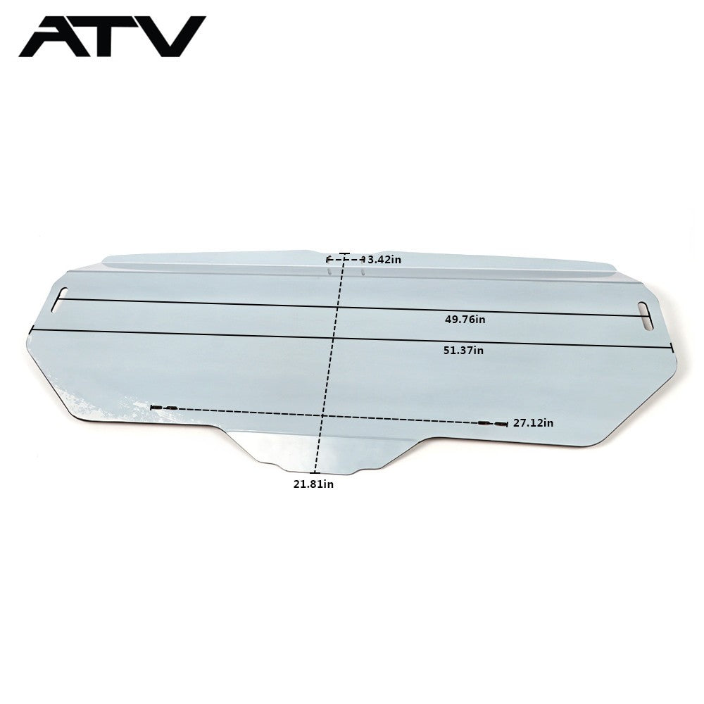 Dark Tinted UTV Rear Windshield for Honda Talon 1000R/1000X 2019-2023