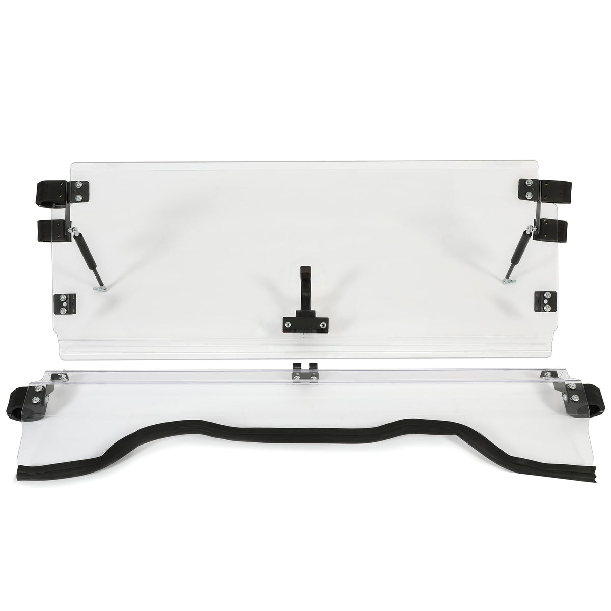 Upgraded 2-IN-1 Flip Windshield Scratch Resistant For Honda Pioneer 700 14-26