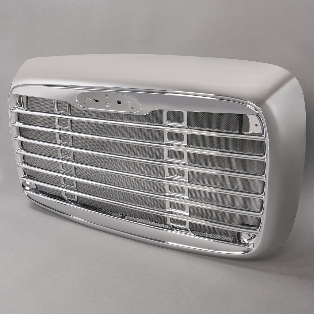 Fit For Freightliner Columbia 2000-2008 #A1715251002 Grille Chrome W/ Bug Screen