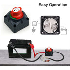 12-48V Battery Power Cut Master Switch Disconnect Isolator for Car RV (On/Off)