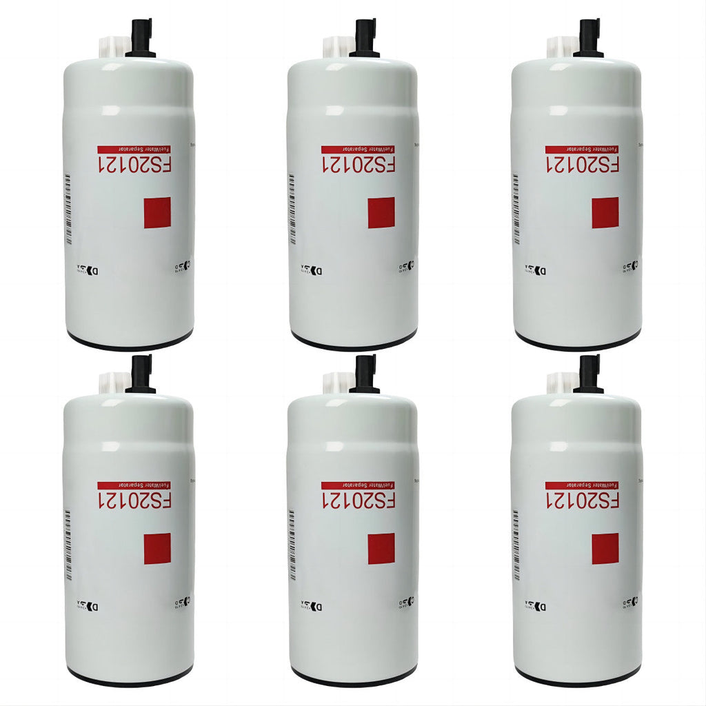 6 Pcs Fuel Water Separator Filter Fits for Cummins L9 B6.7 FS20121