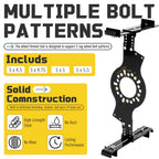 5-Lug Pattern 14"-22"Wheel Fitment Simulator Tool Tire Size For Measuring Mockup