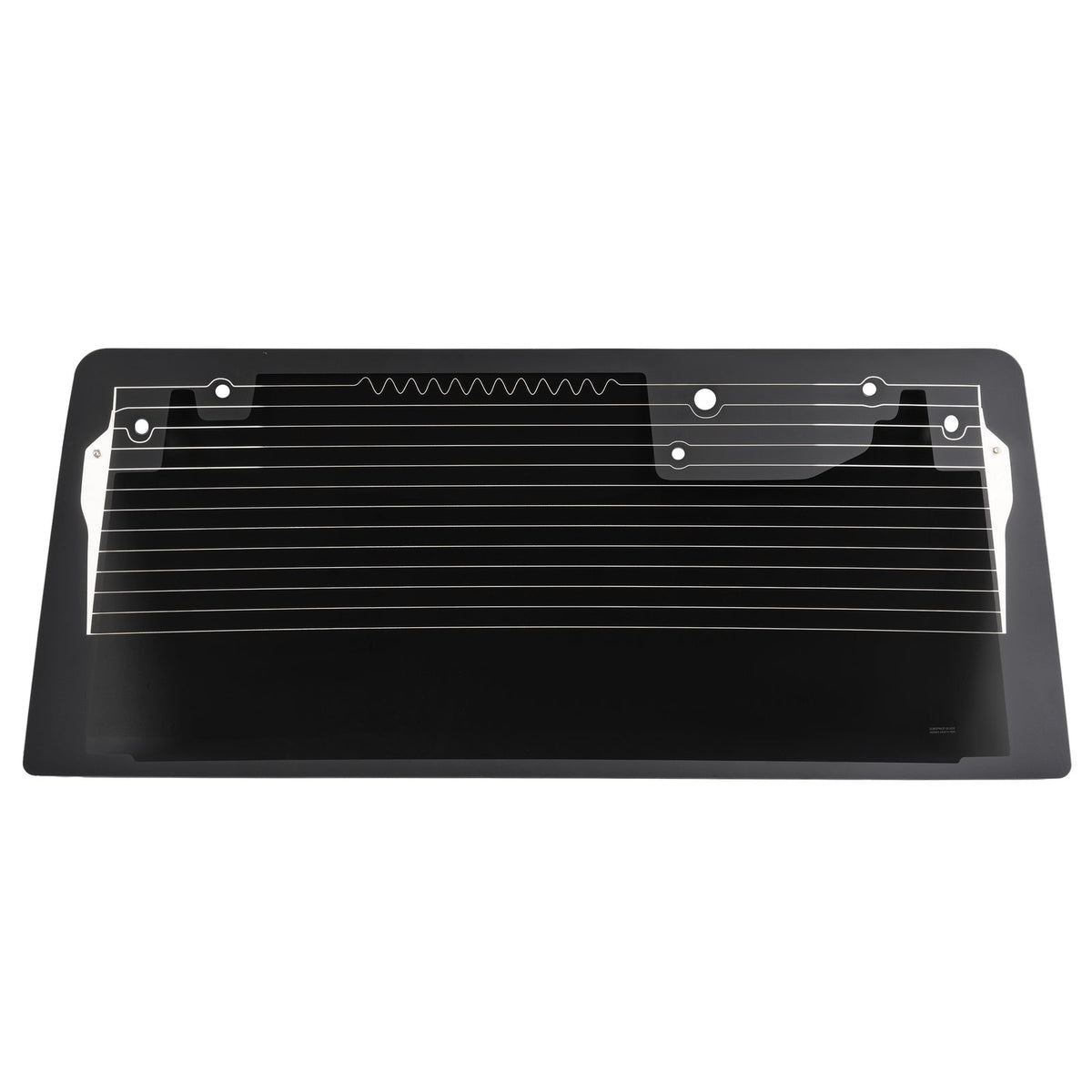 Fits Jeep Wrangler 2 & 4 Door 2011-2017 Back Glass Dark Tinted (No Molding)