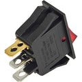 Lighted Rocker Switch On Off ZE-215 for Zing Ear 3 Prong SPST Snap-in