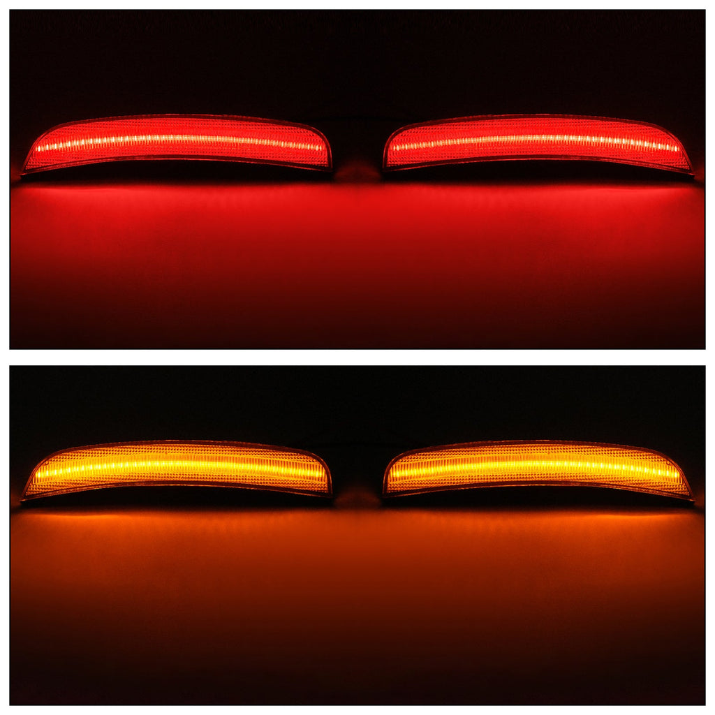 4 x Clear LED Front & Rear Side Marker Lights Lamp For Chrysler 300 2015-2023