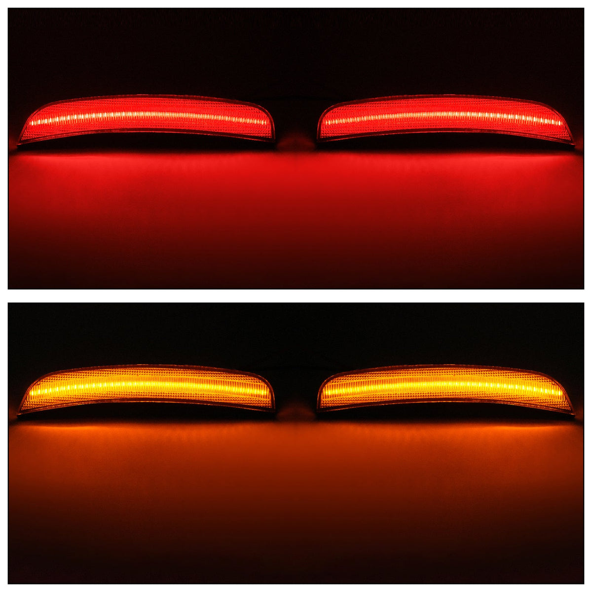 4 x Clear LED Front & Rear Side Marker Lights Lamp For Chrysler 300 2015-2023