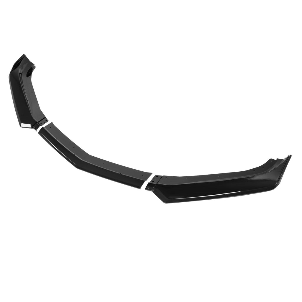 Fits 2016-2024 Chevy Camaro SS V8 Gloss Black Front Bumper Lip Low Spoiler