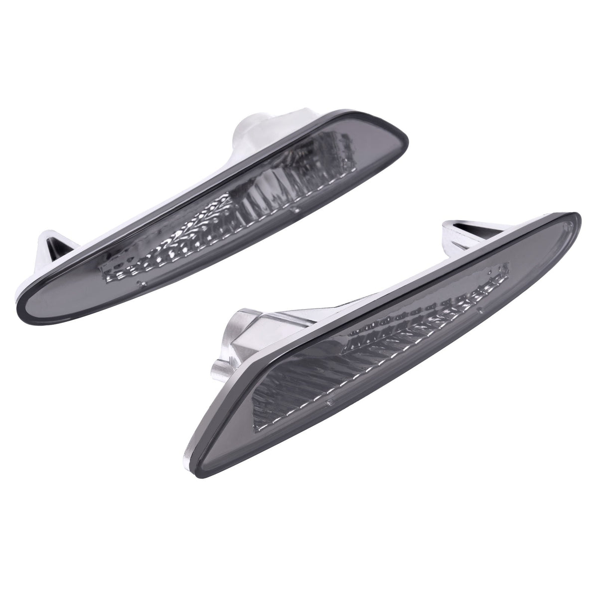 Smoke Bumper Side Marker Lights For Mercedes Benz R230 SL Class AMG 2003-2006