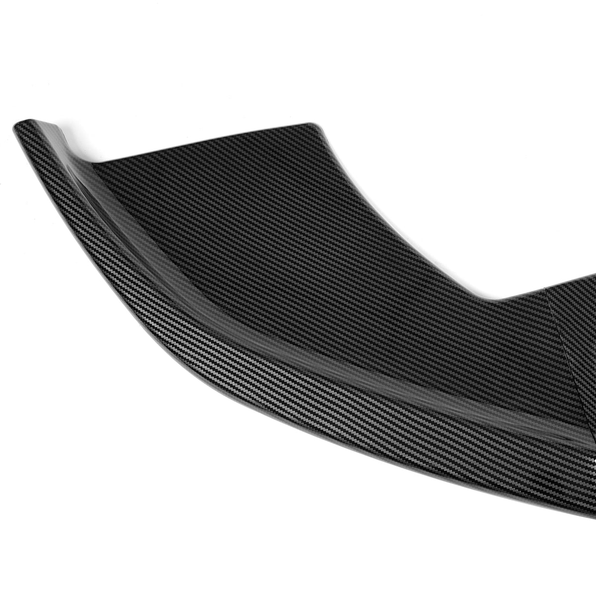 Fits Tesla Model X  2016-2020 ABS Front Bumper Lip Splitter Carbon Fiber Style