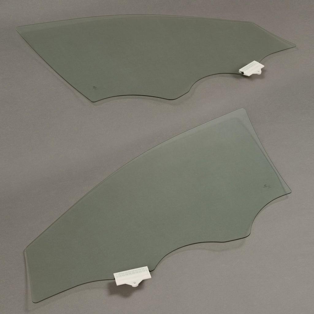 Fit Hyundai Sonata 15-19 Front Door Window Glass Left+Right Side Light Green