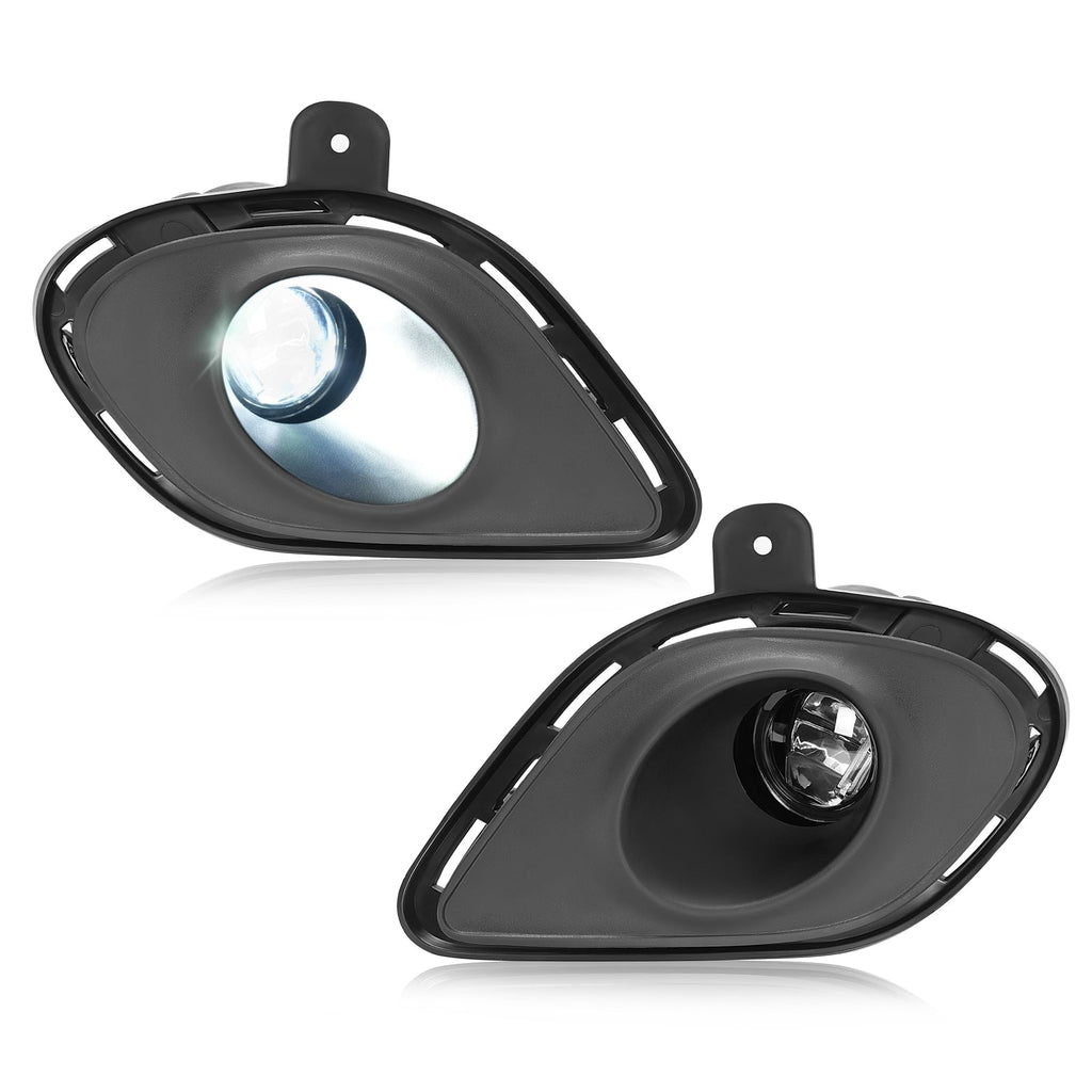 For 2015-2023 Dodge Charger SRT LED Fog Lights Driving Lamp w/Bracket Wiring Set