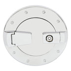 For Hummer H2 2003-2009 Locking Fuel Door Gas Tank Cap Cover Aluminum Chrome