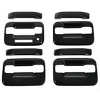 For Ford  F150 Crew Cab 2004-2014 Black Painted 4 Door Handle Covers W/ KeyPad