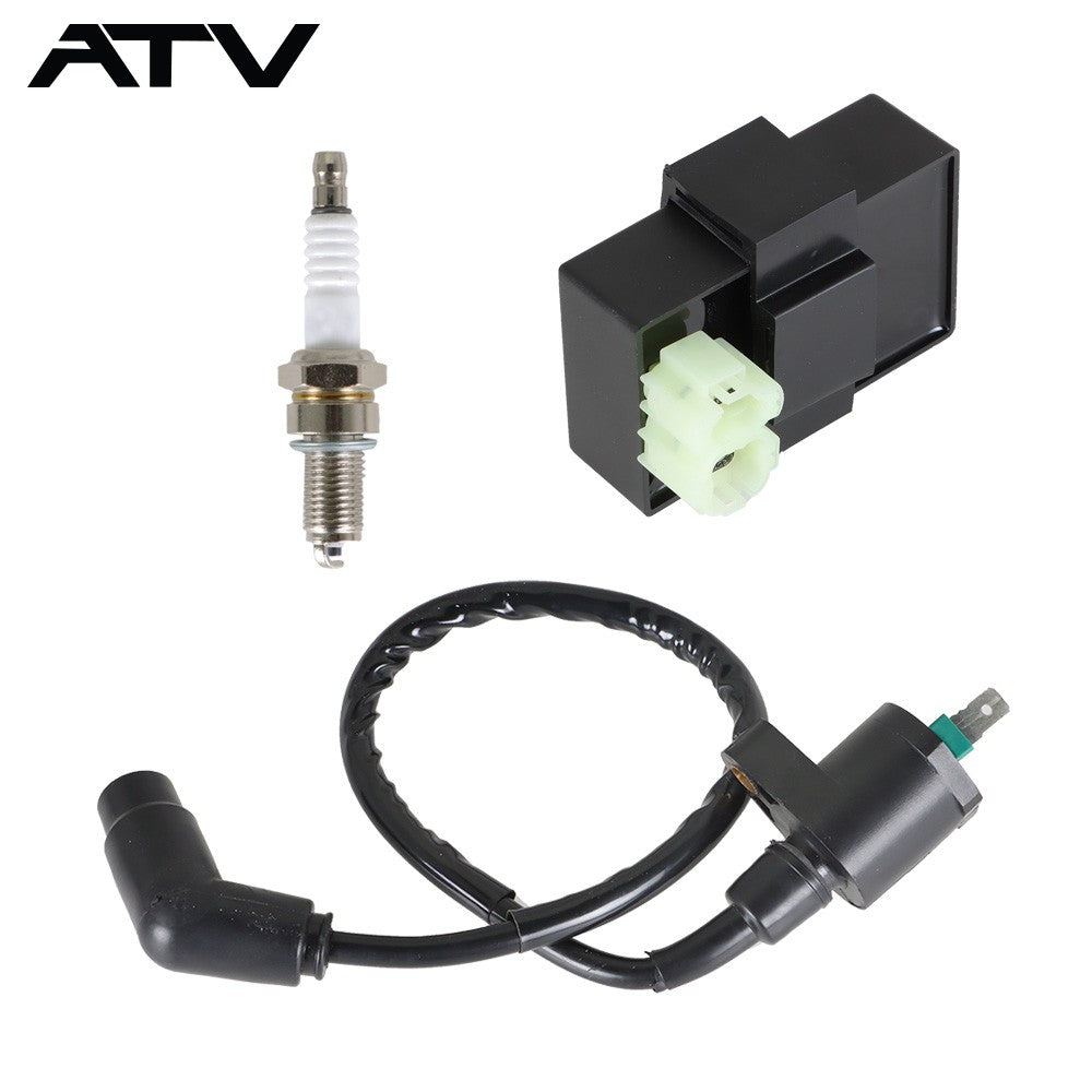 For Honda FourTrax 300 TRX300 FW 2x4 4x4 90-93 Ignition Coil Spark Plug CDI Box