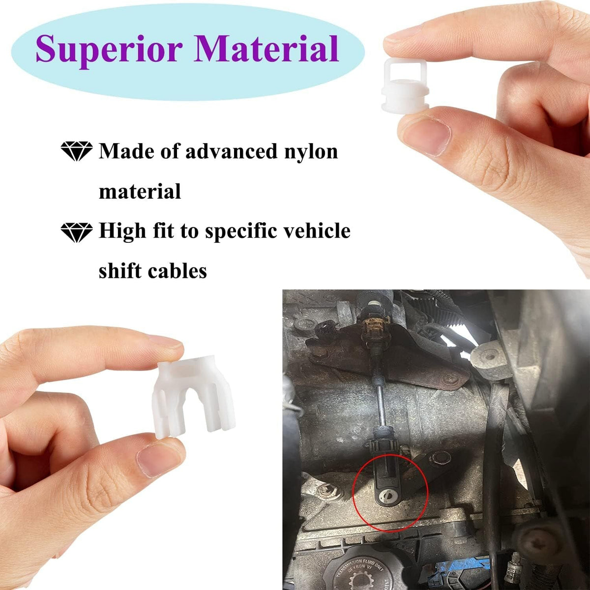 14104 Automatic Transmission Shift Cable Bushing For Chevrolet GMC Ram 23261491