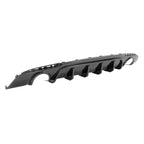 Rear Bumper Diffuser Valance Shark Fin Carbon Fiber Color For Chrysler 300 15-23