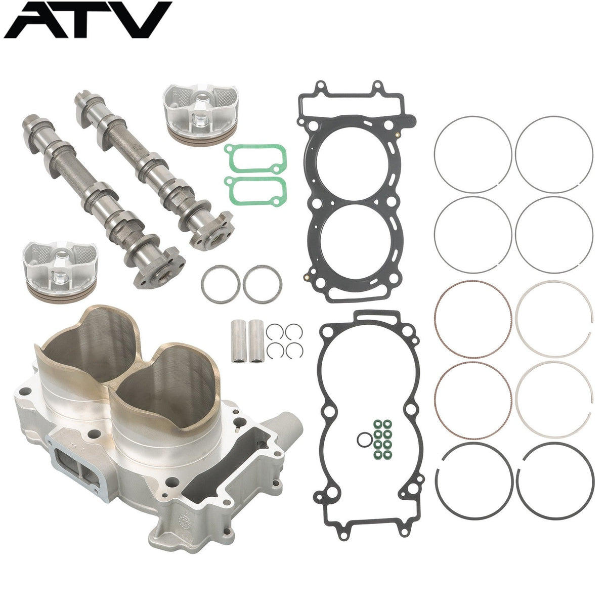 3022278 Engine Kit For Polaris 900 XP 93mm Cylinder Gasket Camshaft 2013-14